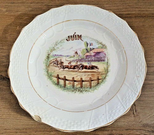 Ancienne assiette mois - assiette,