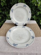 Lot 2 plats creux faïence