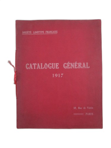 Société linotype française - linotype,