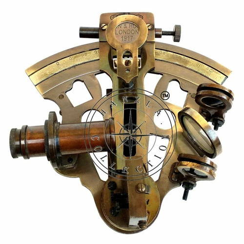 Ancien sextant marine - ancien, en