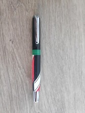 Vintage Collector Stylo Roller DUCATI CORSE laque noire - cuir - TBE