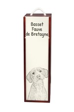 Basset Fauve De Bretagne Caisse À Vin Avec Chien Art-Dog