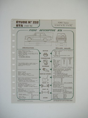 Fiche technique rta 232 - fiche,