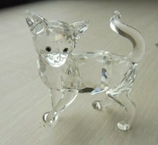 Petite statue maman chat / cat mother, en cristal, de Swarovski, 861914