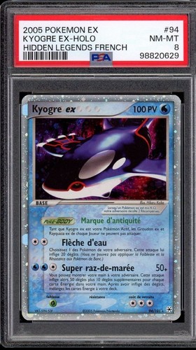 Carte pokémon kyogre - carte,