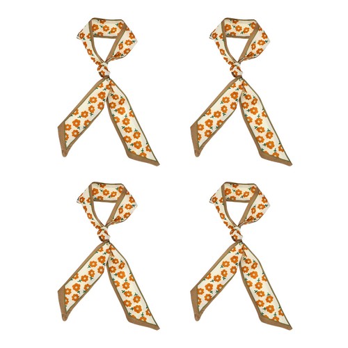 Foulards longs fins - 4, pour