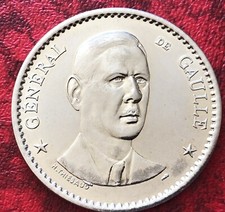 MEDAILLE PERSONNALITÉ ??   ? Charles De Gaulle Présiden Ve République TTBE