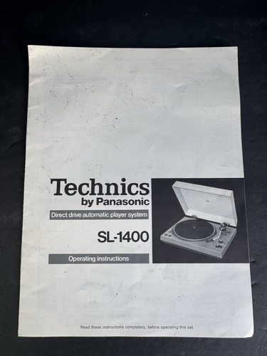 Vintage technics 1400 - vintage, sl-1400