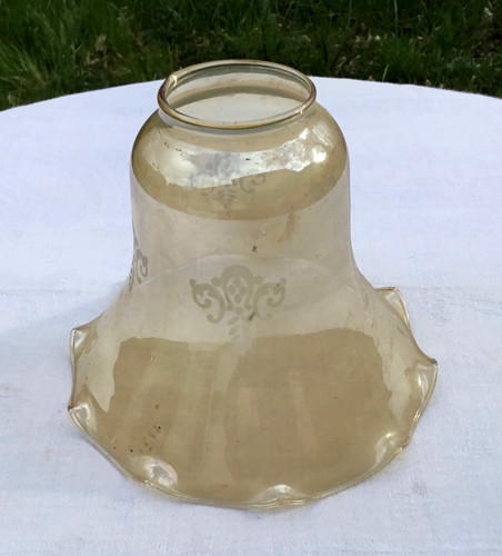 Ancienne tulipe lampe - ancienne,