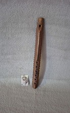 Flûte bois sculpté - en,