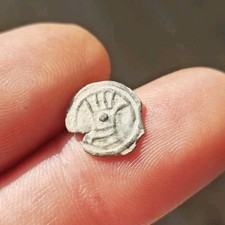 Monnaie Féodale Médiévale En Argent A Identifier ( Maille)