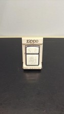 Briquet Zippo 29 1982 Scrimshaw avec étui ivoire