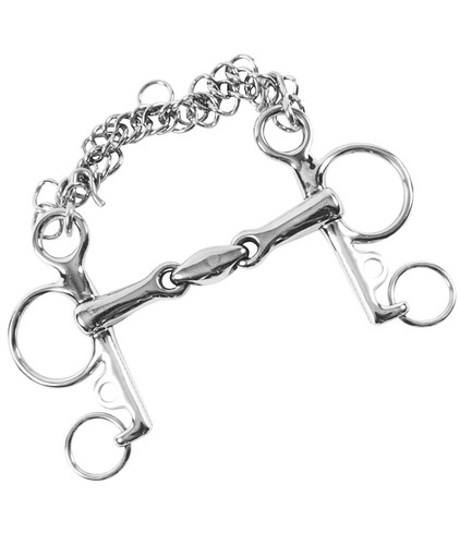 Pelham articulé acier - articulé, en