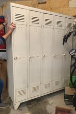 Lot De 2 armoires métalliques  industrielle Vintage