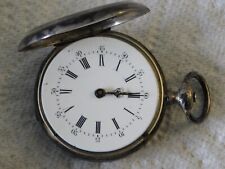 montre gousset argent  32.2 g a clef +-1860