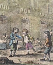 Augustin de Saint-Aubin la toupie jeux enfants Paris 1770 France Jouet