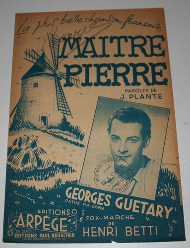 Partition vintage sheet music