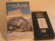 k7 vhs vidéo:LA REGORDANE/ LA LIGNE DES ALPES/MARSEILLE A GRENOBLE