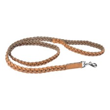 Laisse pour Chien en Cuir "Tressé" 120cm Naturel