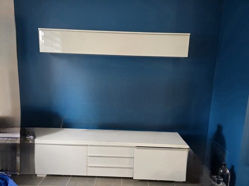 Ensemble meubles blanc - ensemble, tv