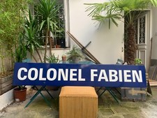 Plaque emaillee ancienne - plaque,