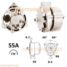 Alternateur Convient pour Deutz Poclain Zetor Mòk Khd AAK1115 AAK1381 IA0069