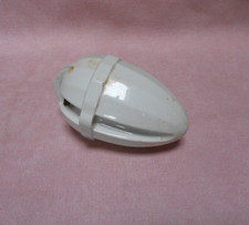 Ancien monte et baisse Contre Poids en porcelaine blanche pour suspension