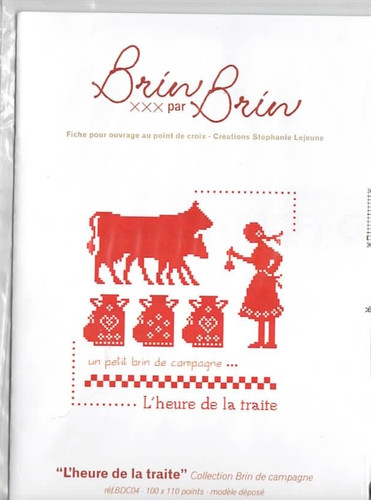 Point croix grille vache - ,