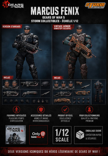 Figurines marcus fenix - marcus,