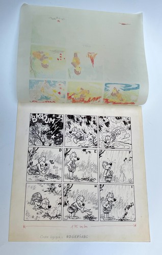 Planche originale pif - originale, de
