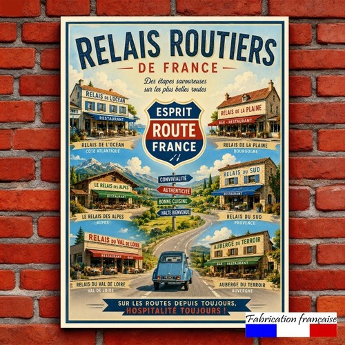 Plaque aluminium vintage les - plaque,