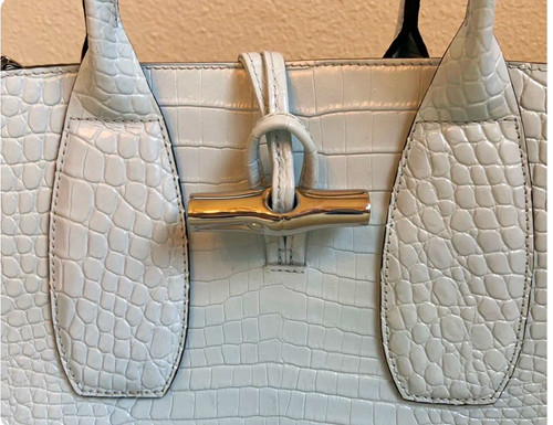 Longchamp roseau croco bag - croco,