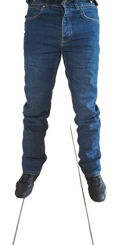 Jean moto renforcé bleu - jean,