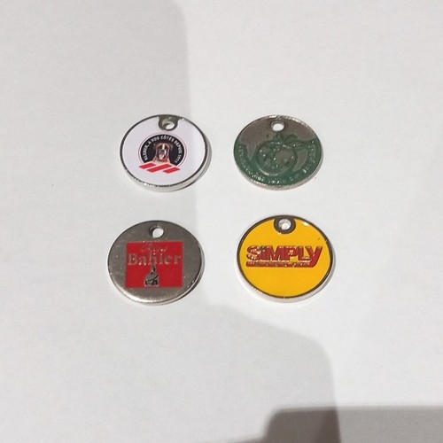 Lot jetons de caddie - 4,