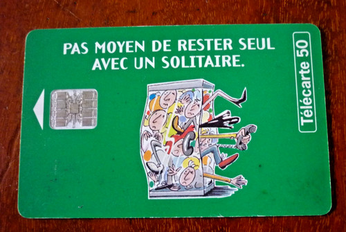 Telecarte jeu solitaire - -*,