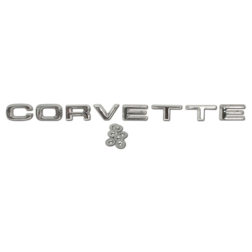 Corvette rear bumper letter - c3,