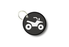 Porte cles clé clefs rond