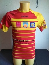 Maillot Rugby Perpignan Usap Taille XS Porté # 8 Catalan Rare Collector !!!!!