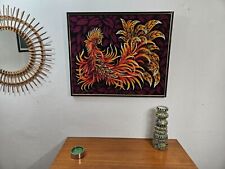 TAPISSERIE OISEAU DE FEU -