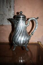 CHRISTOFLE Superbe cafetière verseuse , Louis XV , Rocaille , métal argenté XIX