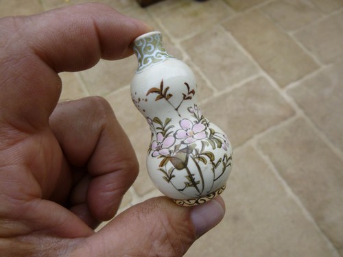 Ancien vase miniature - miniature, bilobe