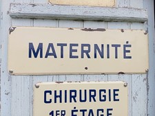 ANCIENNE PLAQUE EMAILLEE