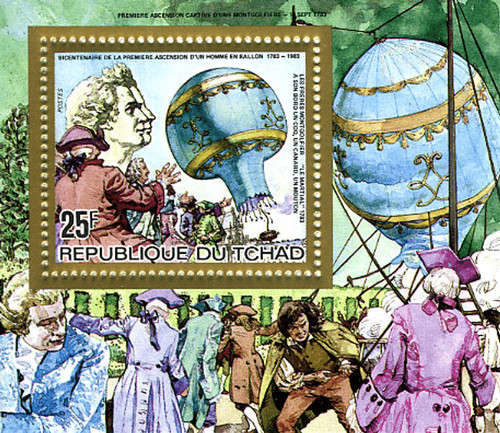 Stamps chad 1983 - stamps, imperf.