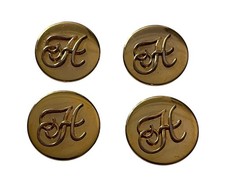 Lot 4 boutons Hermès vintage