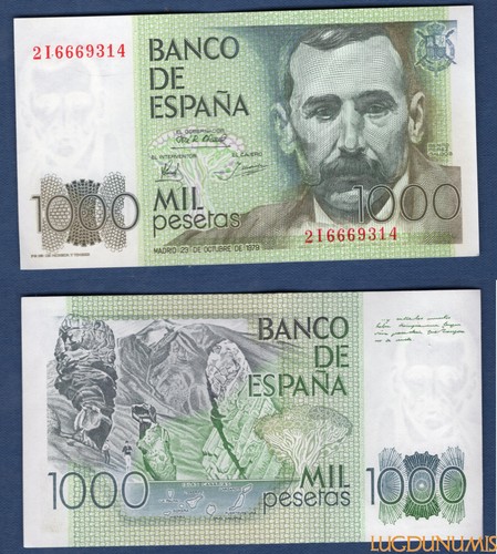 Espagne 1000 pesetas - espagne,