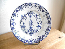 PLAT ROND FAIENCE J. VIEILLARD