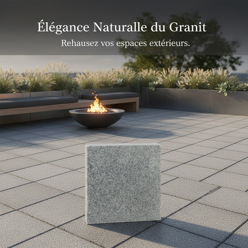 Dalle pavage granit gris - granit,