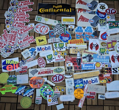 Lot autocollants publicitaires
