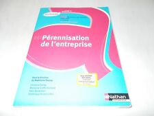 ASSISTANT DE GESTION DE PME-PMI - BTS - 2EME ANNEE - PERENNISATION DE L ENTREPRI