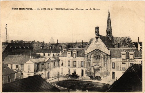 Cpa paris chapelle de - cpa,